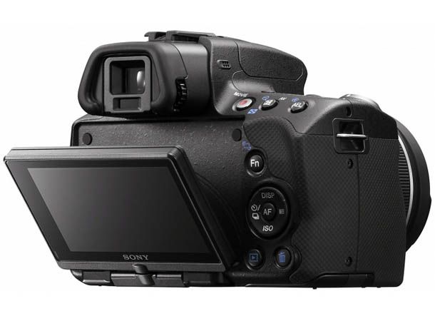 Sony Alpha A33 back
