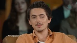 Timoth&eacute;e Chalamet in his actors segment