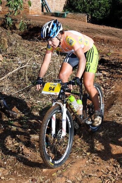 Samantha Oosthuizen deputised in the series leader's jersey and managed to finish a respectable second overall in the women's race.