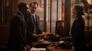 Matthew Rhys, Juliet Rylance and Chris Chalk in Perry Mason Season 2