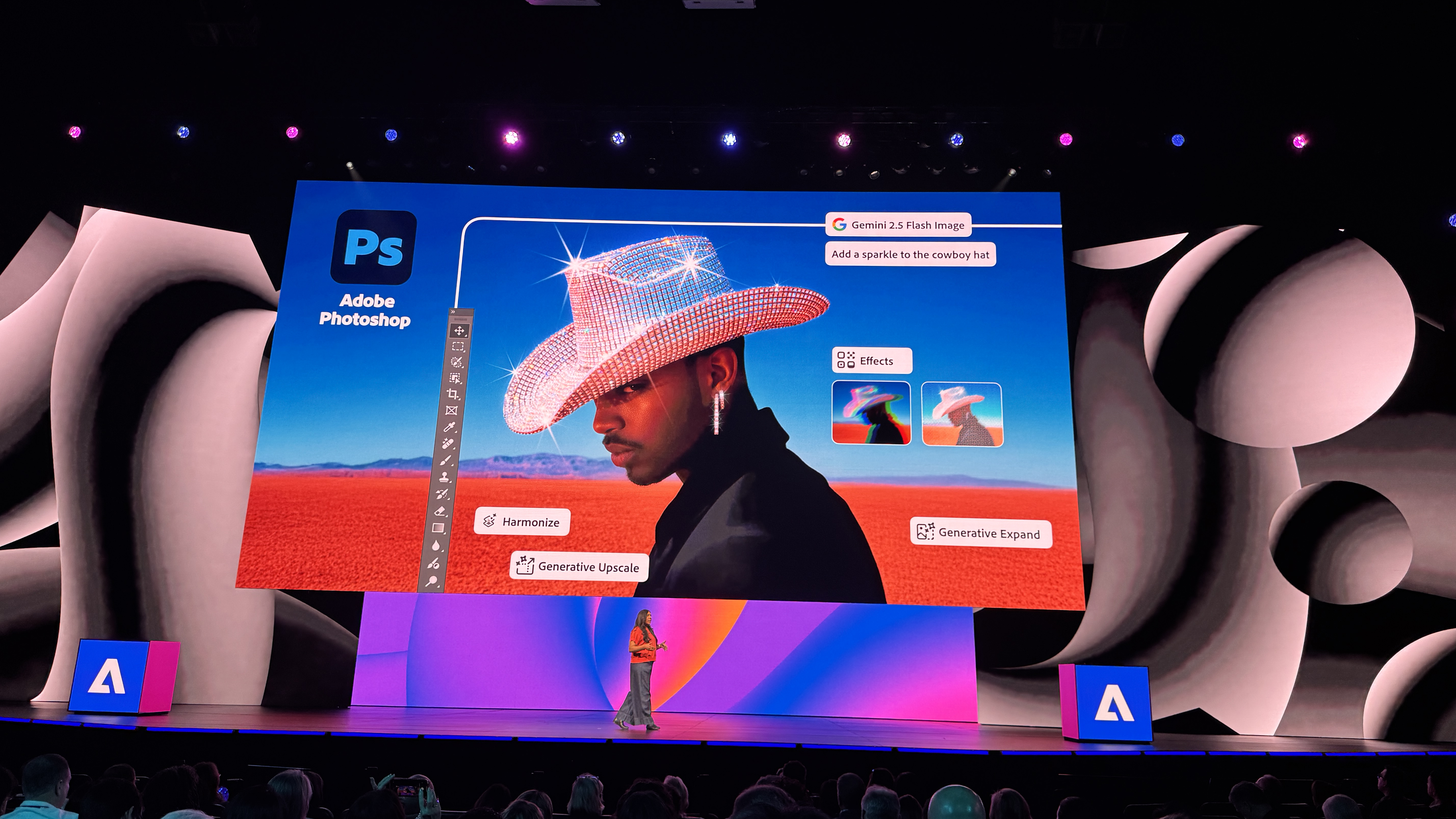 Adobe Max 2025 keynote about Photoshop