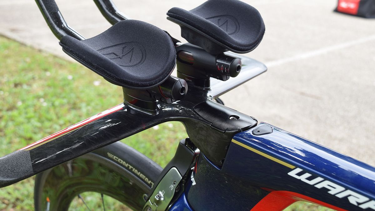 Height, reach and handlebar extension shape are completely customisable and vary from rider to rider