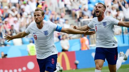 England 6 Panama 1 World Cup group G Harry Kane Jordan Henderson