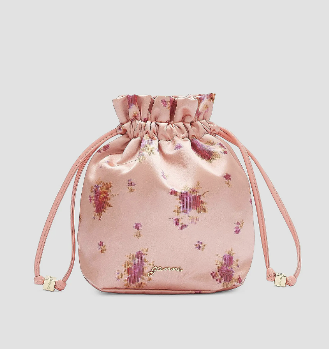 Ganni, Logo Floral Pouch