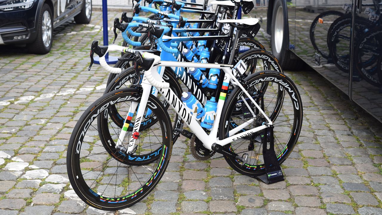 Guess which Movistar rider this bike belongs to?