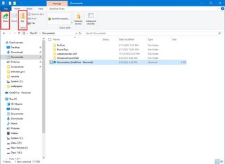 File Explorer Share Tab