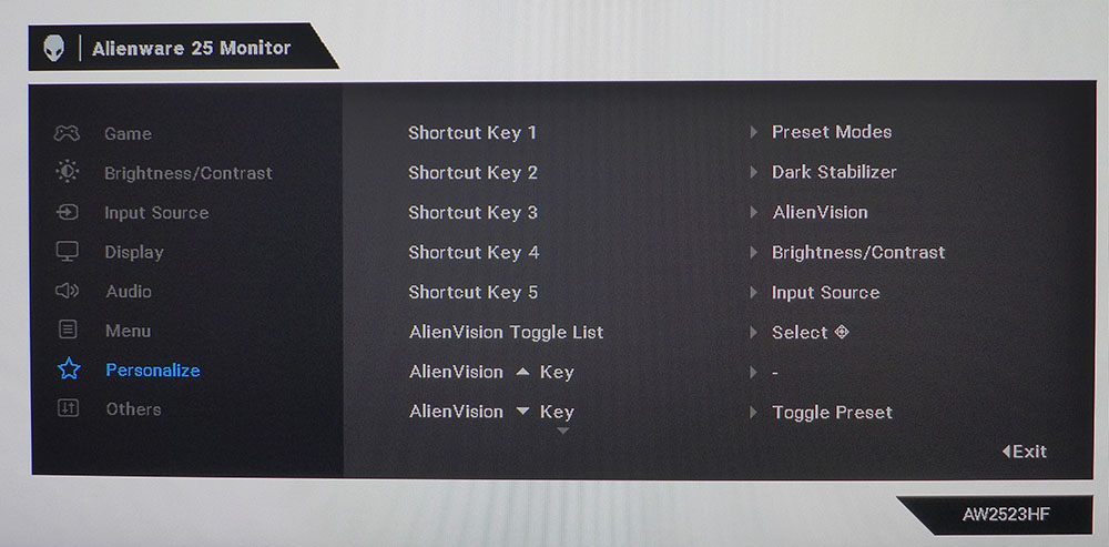 Alienware AW2523HF