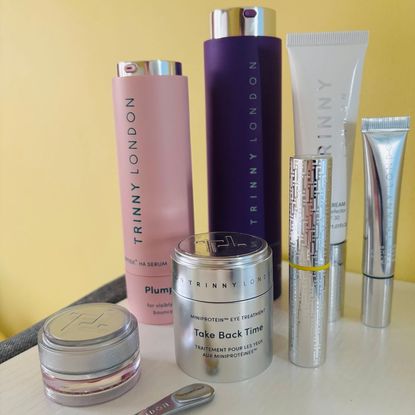 a selection of trinny london products