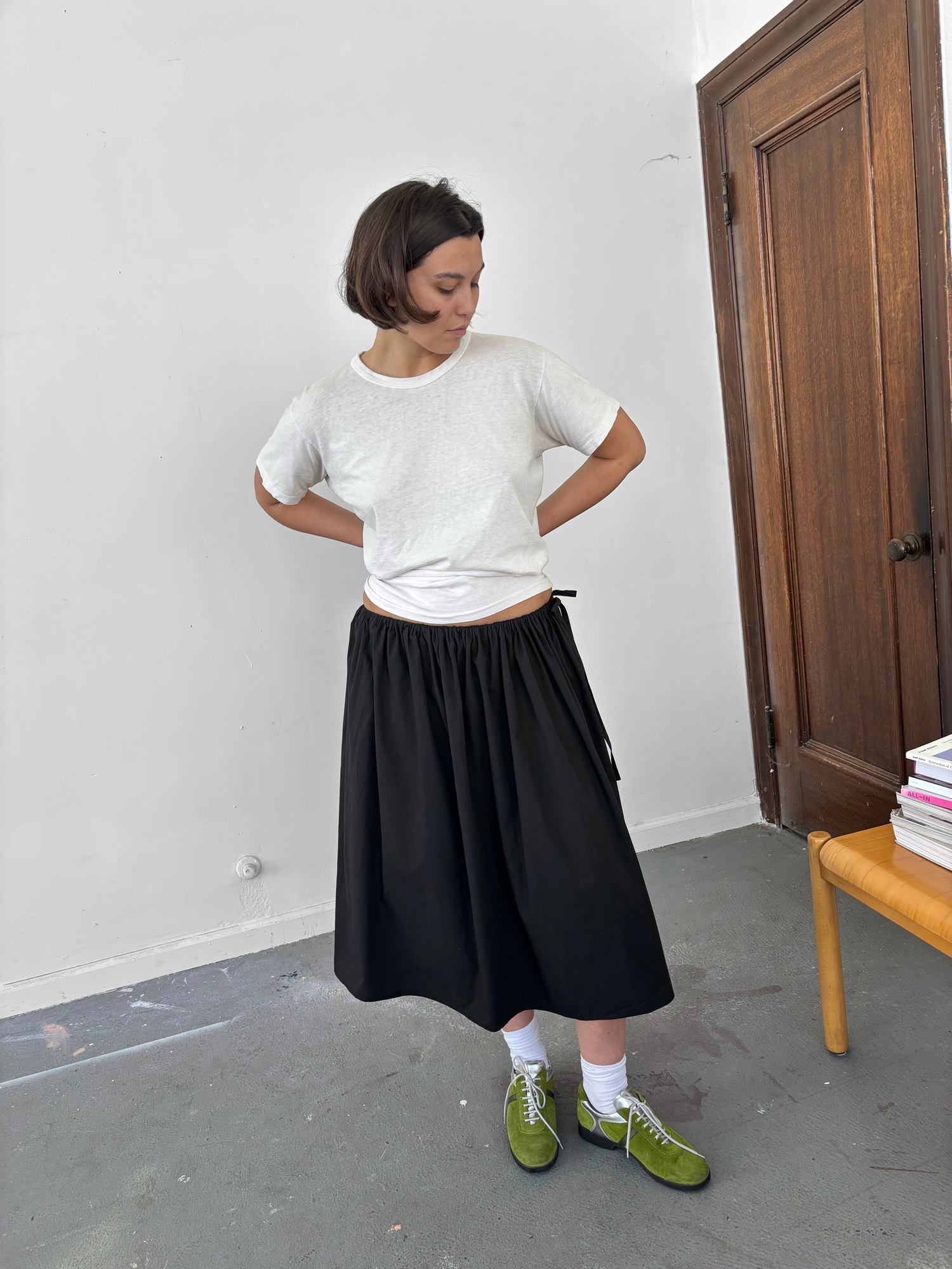 Tie Skirt - Black — Brooke Callahan