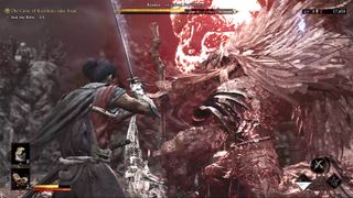 Screens from a horror samurai game
