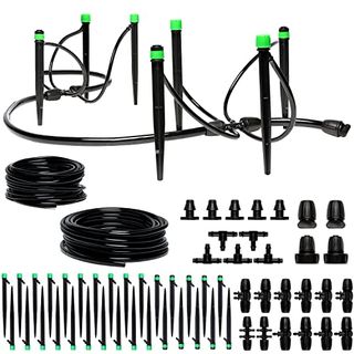 Carpathen Drip Irrigation System - Adjustable Premium Irrigation System for Garden, Raised Beds - Complete Drip Irrigation Kit With Drip Emitters, 5/16