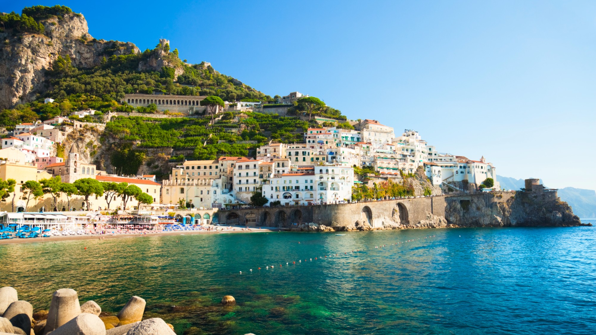 Amalfi town on Amalfi Coast