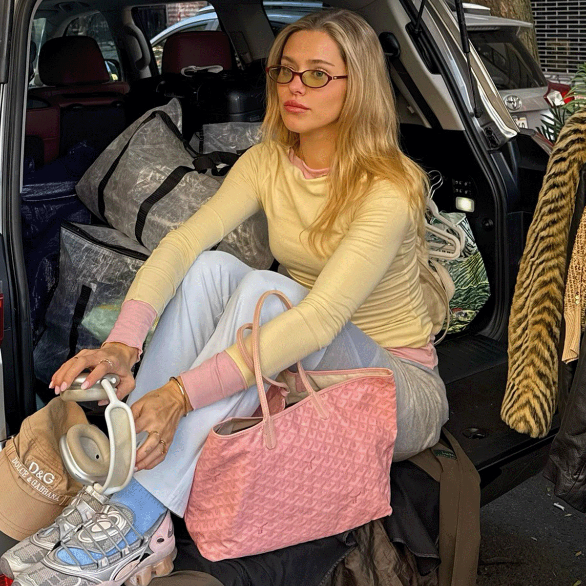 Natalia Spotts wearing workout clothes.