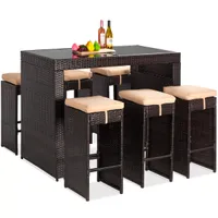Best Choice 7-Piece Outdoor Rattan Wicker Patio Set: was $679 now $449 @ Target