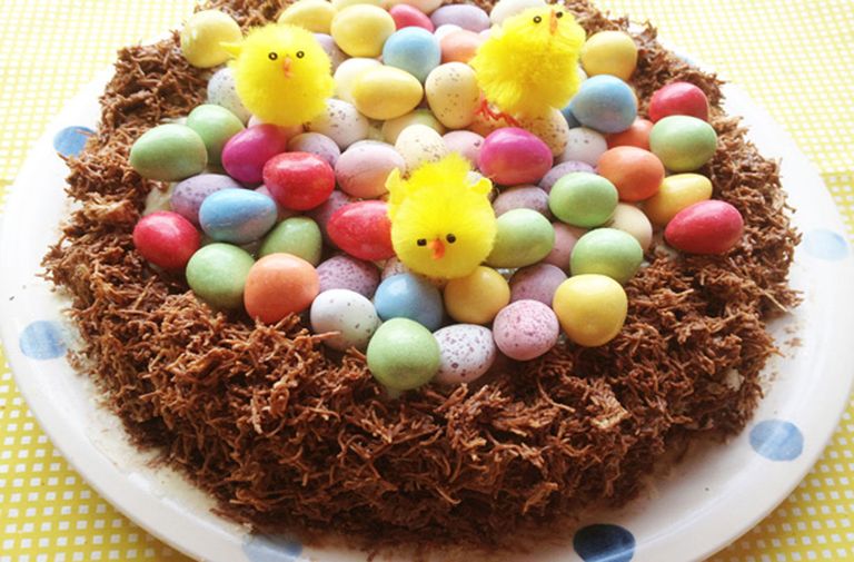 Easter nest cake