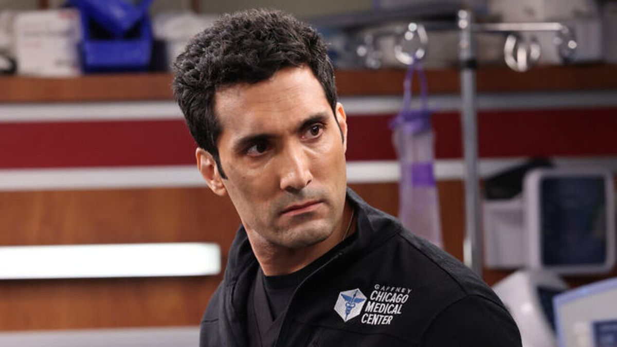 Dominic Rains as Crockett Marcel in Chicago Med