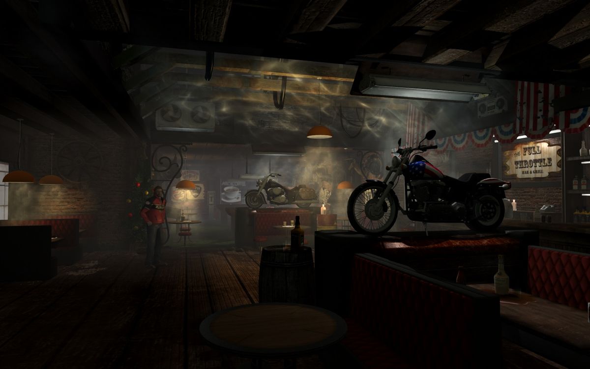 Biker bar in modern day in Vampire RR