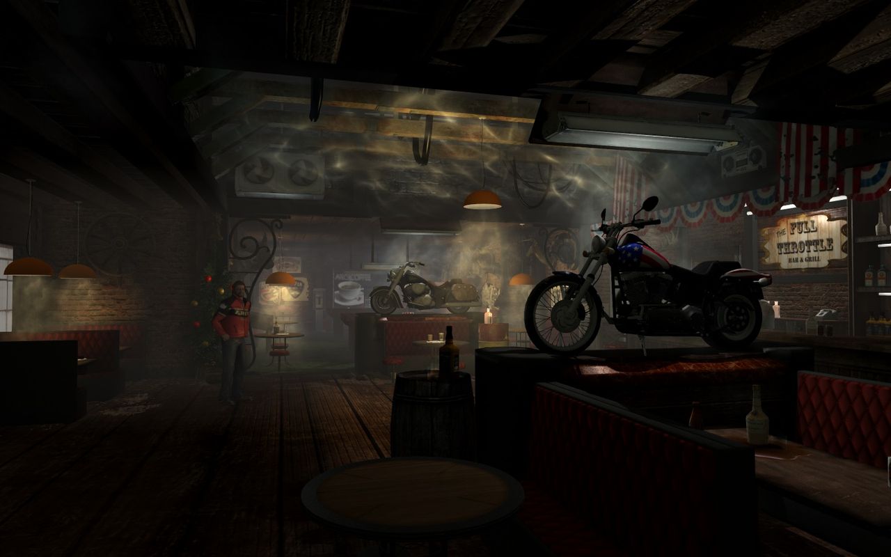 Biker bar in modern day in Vampire RR