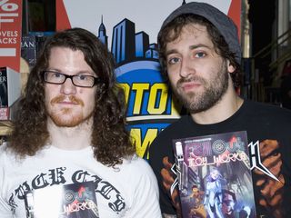 Hurley and Trohman looking very me-tal