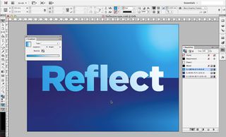 How to create reflective typography in InDesign 
