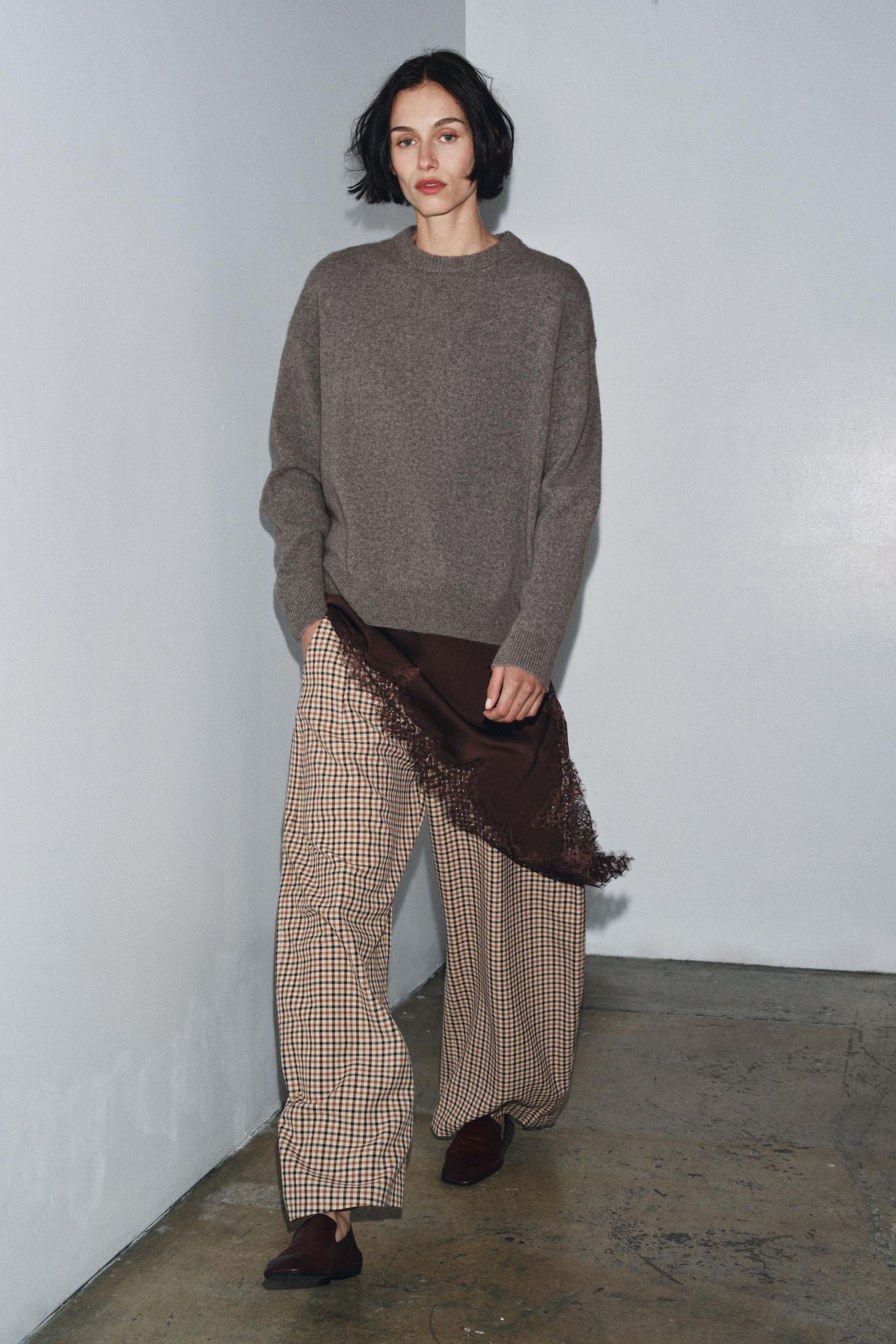 Cashmere and Wool Long Sleeve Jumper