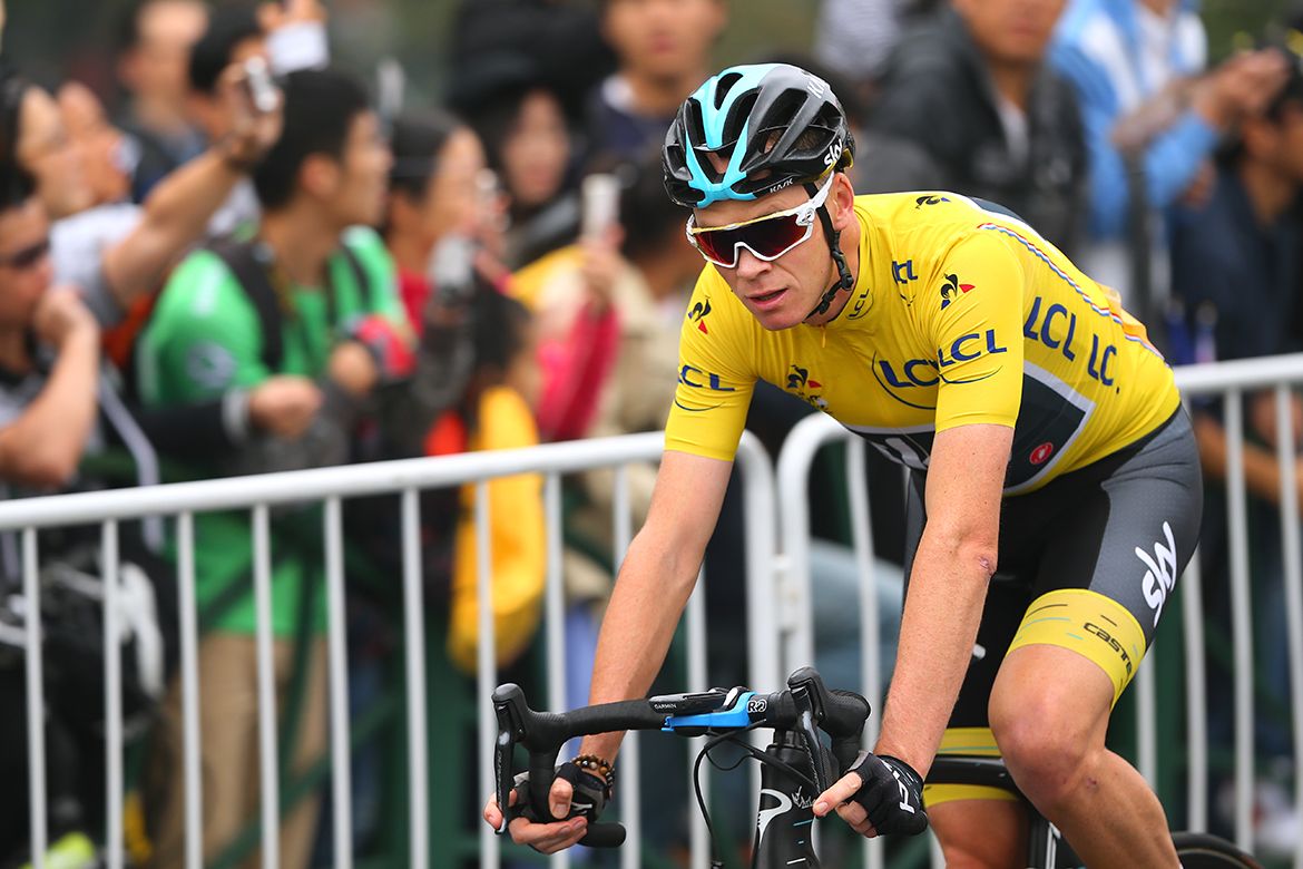 Full focus from Chris Froome