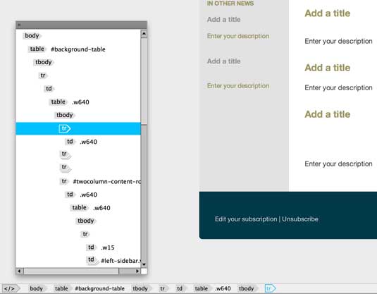 View your markup as an interactive HTML tree