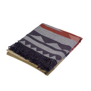 blanket with aztec throw and stylish