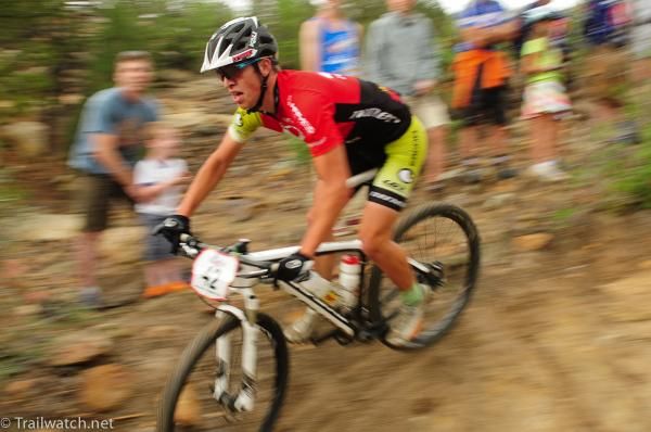 The crowds were treated to some special downhill action today