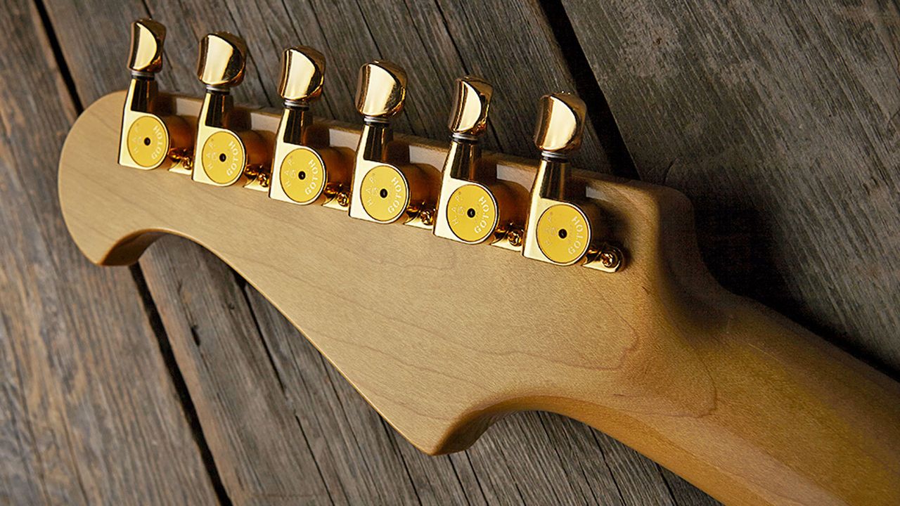 Gotoh's height- adjustable post (HAP) tuners do what they say and ensure perfectly balanced behind-the-nut string angles