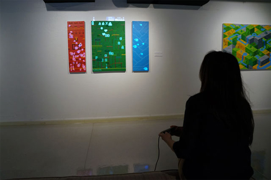 video game paintings