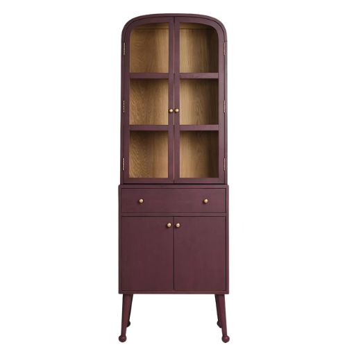 Anthropologie, Moretti Oak Bar Cabinet