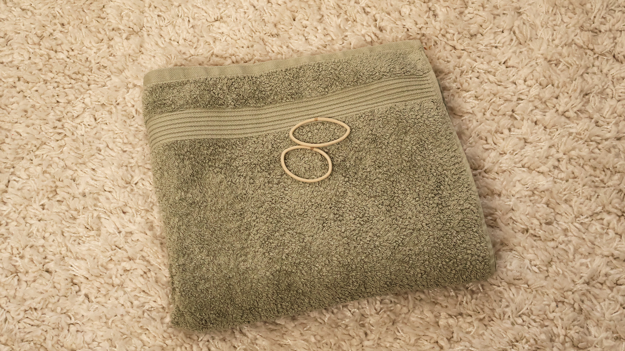 How to make a draft excluder using a towel