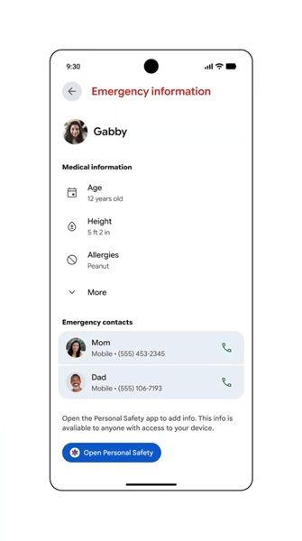 The June Android Drop adds Personal Safety features for kids 13 and under, such as displaying medical and emergency contact info on the lock screen.