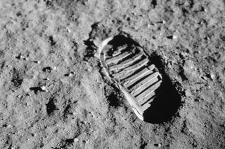 Some things need protecting from tourists: An astronaut's bootprint from the Apollo 11 mission, the first to land people on the moon.