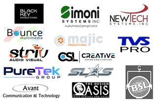 A slew of Pro AV logos that have recently partnered with Pliant Technologies.