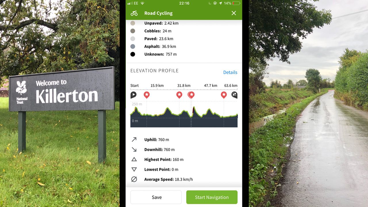 Komoot Route Details - Waytypes Surfaces 3