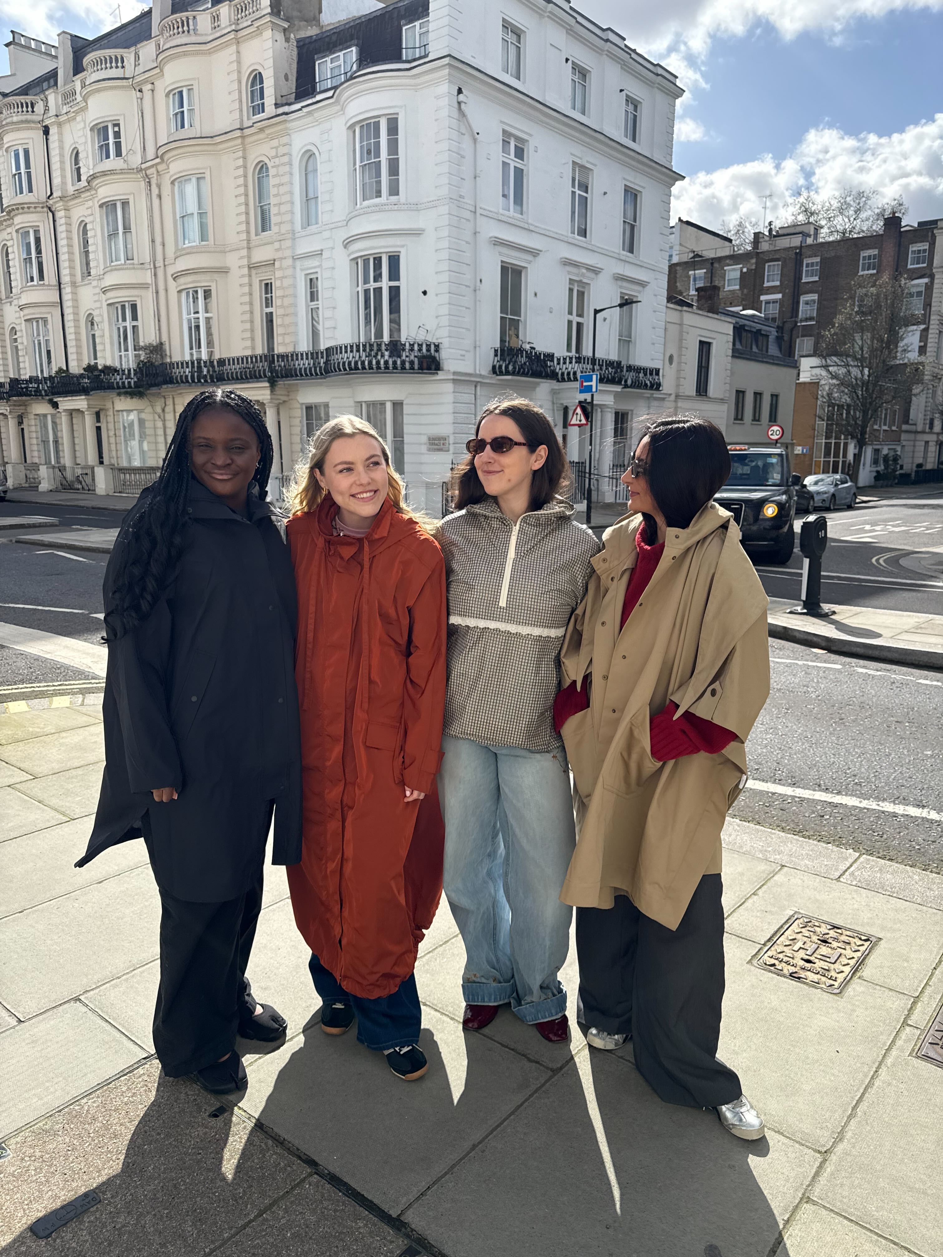 An image of the best raincoats for women, as tested by fashion editors.