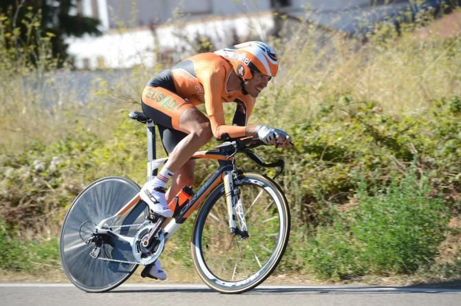Sammy Sanchez (Euskaltel-Euskadi) finished 10th on Vuelta's stage 11 time trial