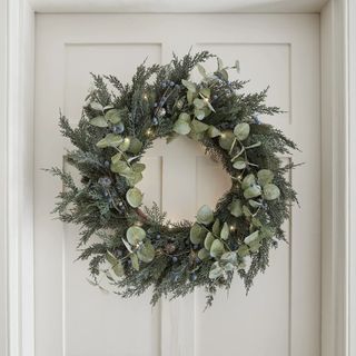 Faux Christmas wreath