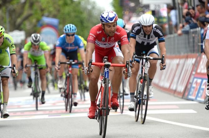 Nacer Bouhanni (FDJ) extended his points classification lead