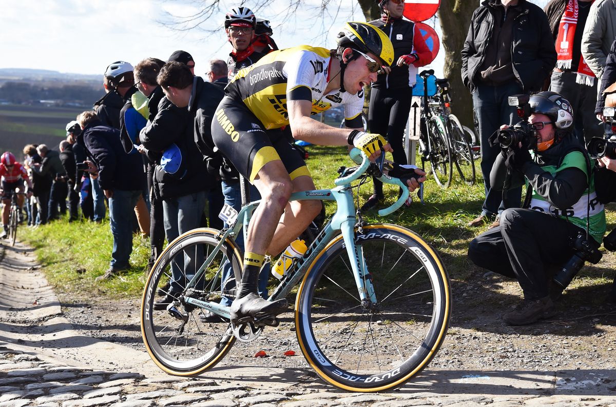 Timo Roosen leaving behind the Paterberg
