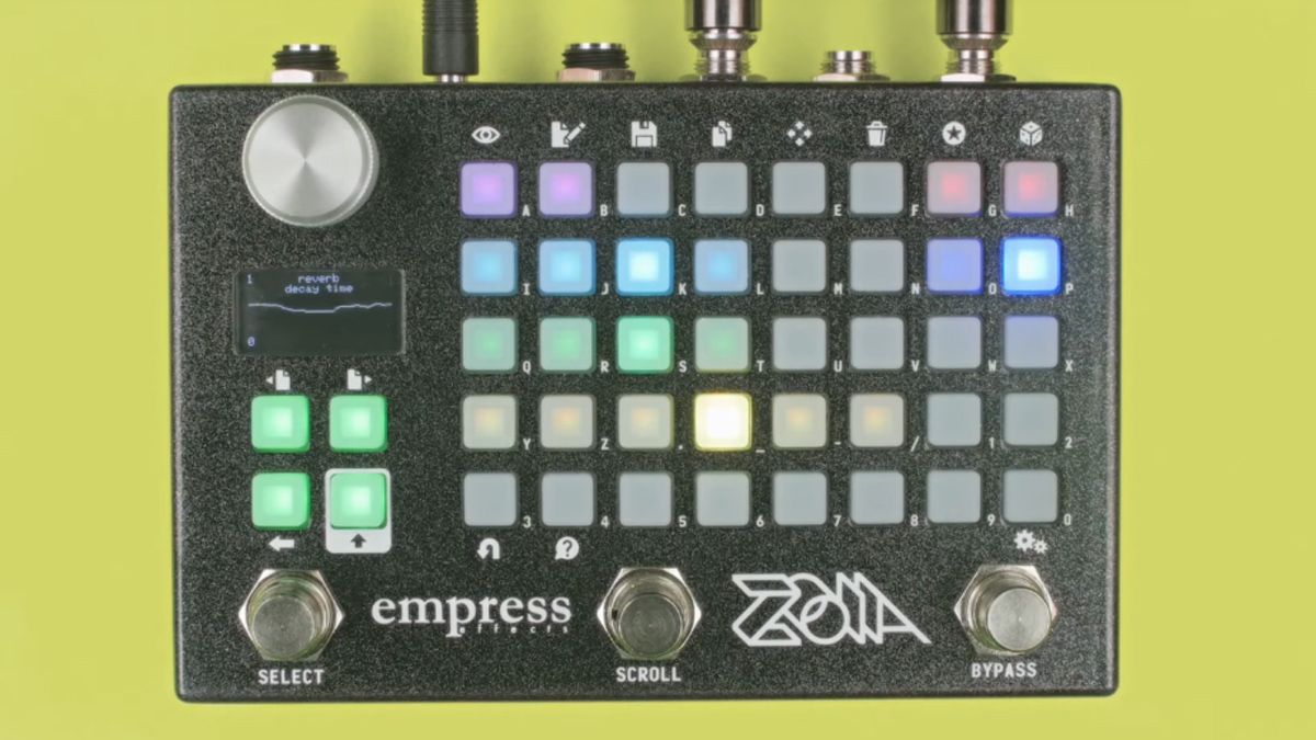 Empress's grid-based Zoia multi-effects pedal can be whatever you