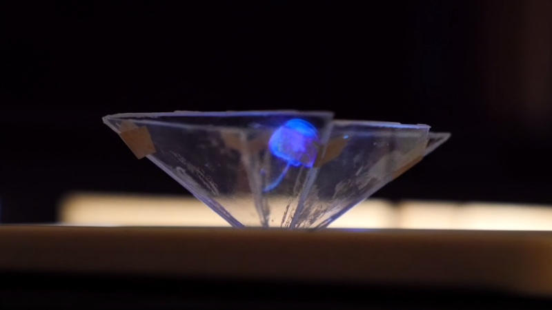 create a hologram projector