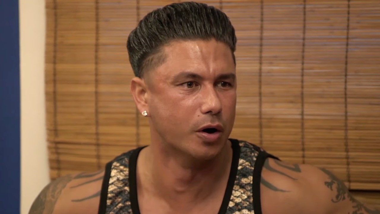Pauly D in the Jersey Shore house. 