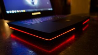 On top of the updated looks, the Alienware 18 has a few other premium niceties, including an aluminum-clad lid and magnesium alloy base. The interior of the laptop is also lined entirely with a soft-touch rubbery material, a comfortable place to rest your wrists for extended gaming sessions.Alienware 18 review