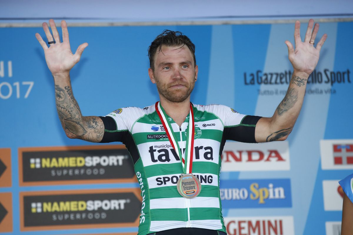 Rinaldo Nocentini finished third at nationals in Italy.