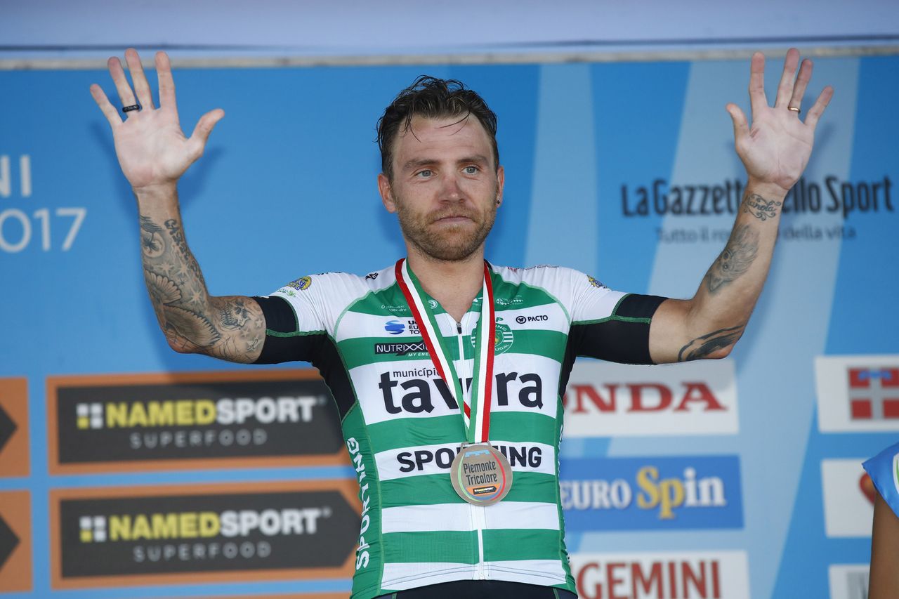 Rinaldo Nocentini finished third at nationals in Italy.