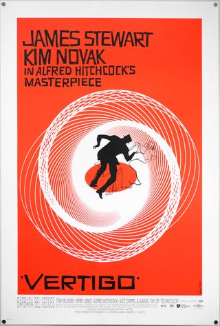 Saul Bass's iconic poster for Vertigo