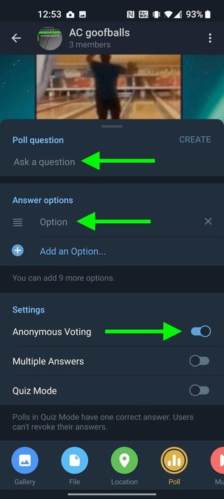 How To Create Share Polls Telegram 4